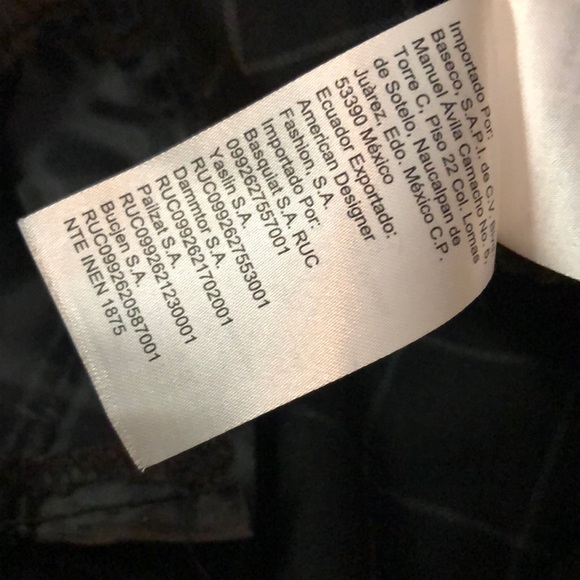 CALVIN KLEIN (12) Solid dress plaid ankle suit pants with large belt loops - Picture 12 of 16